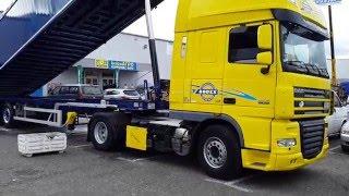 Тягач DAF 105.410 и самосвальный полуприцеп BODEX