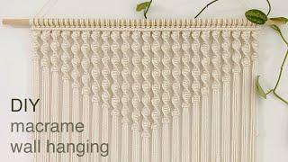 DIY | macrame wall hanging backdrop | 마크라메 월 행잉 백드롭