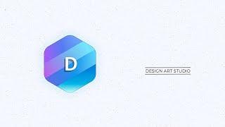 Illustrator Tutorial - 3D Glossy Logo Design ( SPACE )