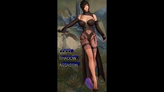 COCO Shadow Assassin   CBBE TBD BHUNP SE Skyrim Mod  Clothing  Heels Sound ,  스카이림 모드  의상  하이힐 사운드