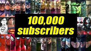 100,000 subscribers! Thank you all!