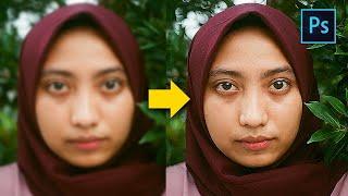 [ Photoshop Tutorial ] FIX BLUR PHOTO in 2 Minute using Photoshop