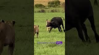 Herd unites to protect their calf #wildlife #animals #fyp