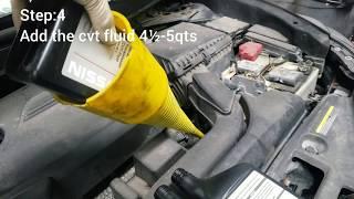 HOW TO PERFORM NISSAN CVT FLUID SERVICE ON ALTIMA / PATHFINDER / ROGUE /MURANO