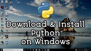 How to download and install Python on Windows
