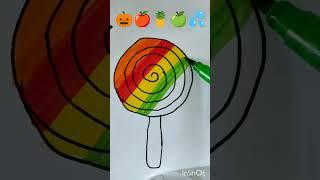 colourful Candy drawing#art #satisfyling #vira #
