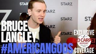 Bruce Langley interviewed at the 2019 STARZ TCA Red Carpet Event for #AmericanGods #TCA19 #STARZ