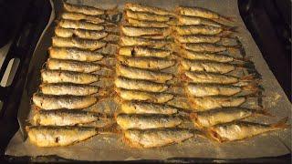 Мелкая рыбка в духовке.  Пальчики оближешь!!! Fish recipes