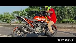 Bhai aur KTM | suvo stunt