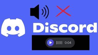 Discord Audio not working- How to fix?