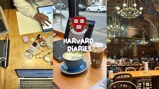 (kor/eng) harvard vlog .𖥔˖ productive study vlog ep.9 하버드 브이로그