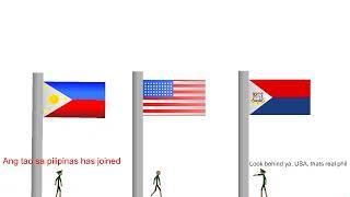 USA thinks that Sint Marteen is the Philippines' War Flag