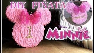 How to make a Minnie Mouse piñata | Como hacer una piñata de Minnie