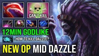 NEW OP MID DAZZLE 100% Unkillable 12Min Godlike Desolator OC Unlimited Skill Spam Dota 2