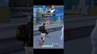 QUADRA KILL ⭕️FREE FIRE MAX| 1 VS 4 CLASH #freefire #shorts