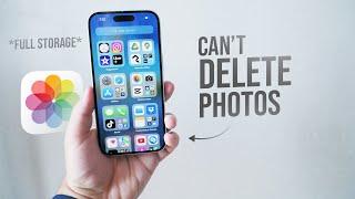 What to Do When iPhone Storage Is Full and Can’t Delete Photos (tutorial)