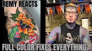 Remy Reacts to Tattoo follow ups.  #ink #inked #tattoo