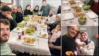 KAYINVALİDEMLERİN EVLİLİK YIL DÖNÜMÜNÜ KUTLADIK | TÜM AİLE BİR ARADAYIZ | KALABALIK MİSAFİR SOFRAM