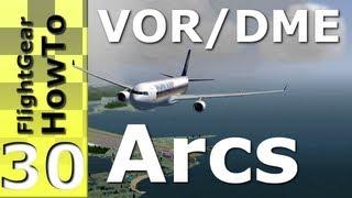 DME Arcs (VOR/DME) - FlightGear HowTo #30