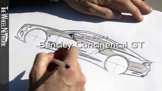 How to draw a Bentley Continental GT