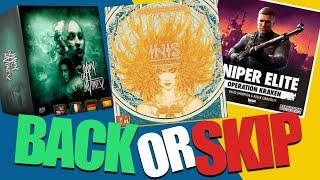 Back or Skip? Crowdfunding Roundup | Agricola, Nexus, Dawn of Madness & More!