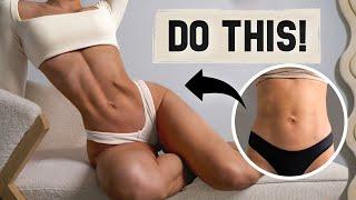The Way to SHRINK Your Waist - 8 Exercises for Best Results! Pilates, No Equipment, At Home Workout