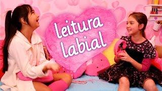 DESAFIO DA LEITURA LABIAL COM NINA E JÚLIA  MUNDO DA MENINA