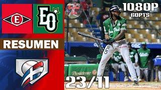 Resumen : Estrellas Orientales vs Leones del Escogido | Serie Regular Lidom 2024/2025 (23/11/2024)