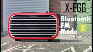 LoFree Poison Speaker Bluetooth Mode & FM Mode test