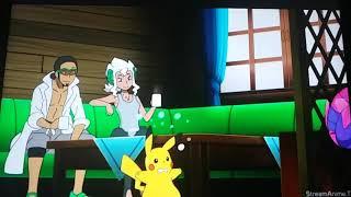 Pikachu getting tickled by Poipole and Ash (English version)