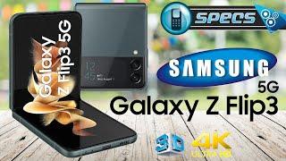Samsung Galaxy Z Flip 3 5G | Full Specifications 4K | Galaxy Z Flip3 3D view