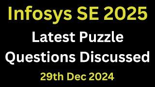 Infosys Puzzle Questions With Answers 2025 | Infosys Numerical Puzzle Questions | System Engineer