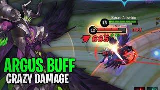 ARGUS GET BUFF | ADVANCE SERVER | MOBILE LEGENDS