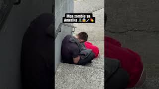 Zombie in amerika  #homeless #usareels #usa