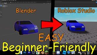 Easy and Quick Way to Import Models WITH COLOR from Blender to Roblox Studio