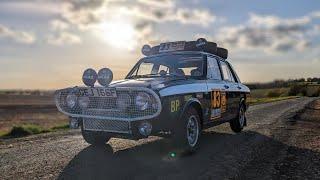 1970 London-Mexico World Cup Rally Hillman Hunter.