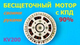 Бесщеточный мотор с КПД 90% / BLDC motor high efficiency 90%