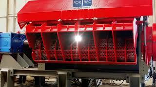 XK Single Shaft Shredder Machine | Forrec Recycling Systems