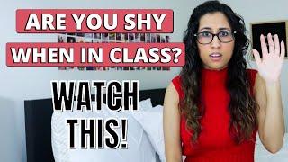 HOW TO PARTICIPATE IN CLASS WHEN YOU'RE SHY | *5 tips that actually work*