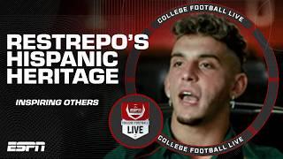 Miami WR Xavier Restrepo embraces his Hispanic heritage and inspires others | College Football Live