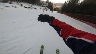 POV - Skiing To Get Home 