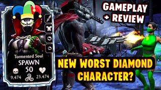 MK Mobile Spawn Gameplay and Review. He is SHOCKINGLY BAD! What a Shame...