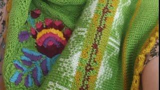 Палантин  з квіткою  #stylishgiraffe #handmade