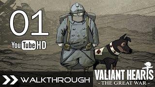 Valiant Hearts: The Great War Gameplay Walkthrough - Part 1 (Chapter 1: Dark Clouds) No Commentary