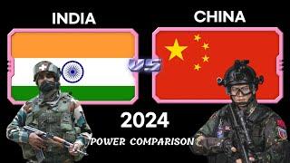 India vs China Military Power Comparison 2024 | China vs India Military Power 2024