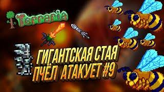 Terraria | #9 | Спускаемся в джунгли | Победили королеву пчёл | Террария