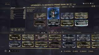 WARFRAME   ARCHWING ODONATA PRIME BUILD 2023