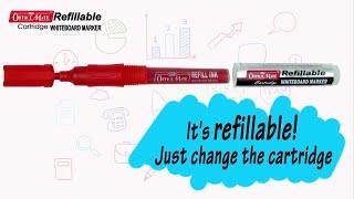 Soni Officemate Refillable Cartridge Whiteboard Markers #whiteboardmarker #stationery #yt