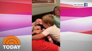 Young Leukemia Patient Reunites With Siblings After 147 Days Apart | TODAY