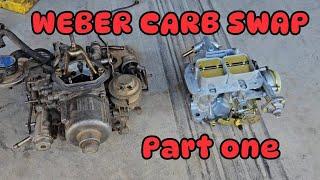 TERCEL WEBER CARB SWAP part one